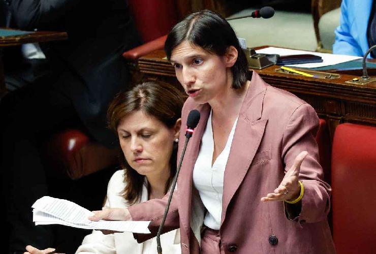 La segretaria del Partito democratico Elly Schlein 