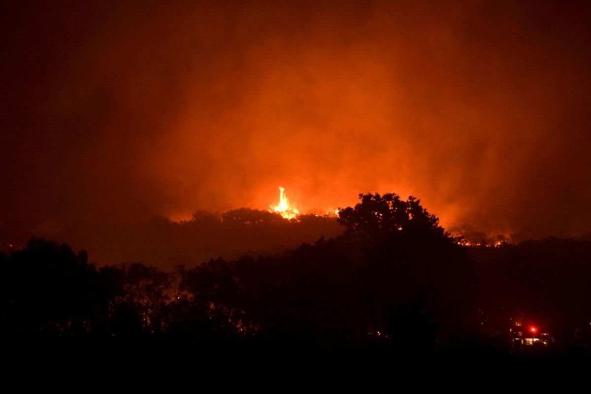 Incendio in Grecia