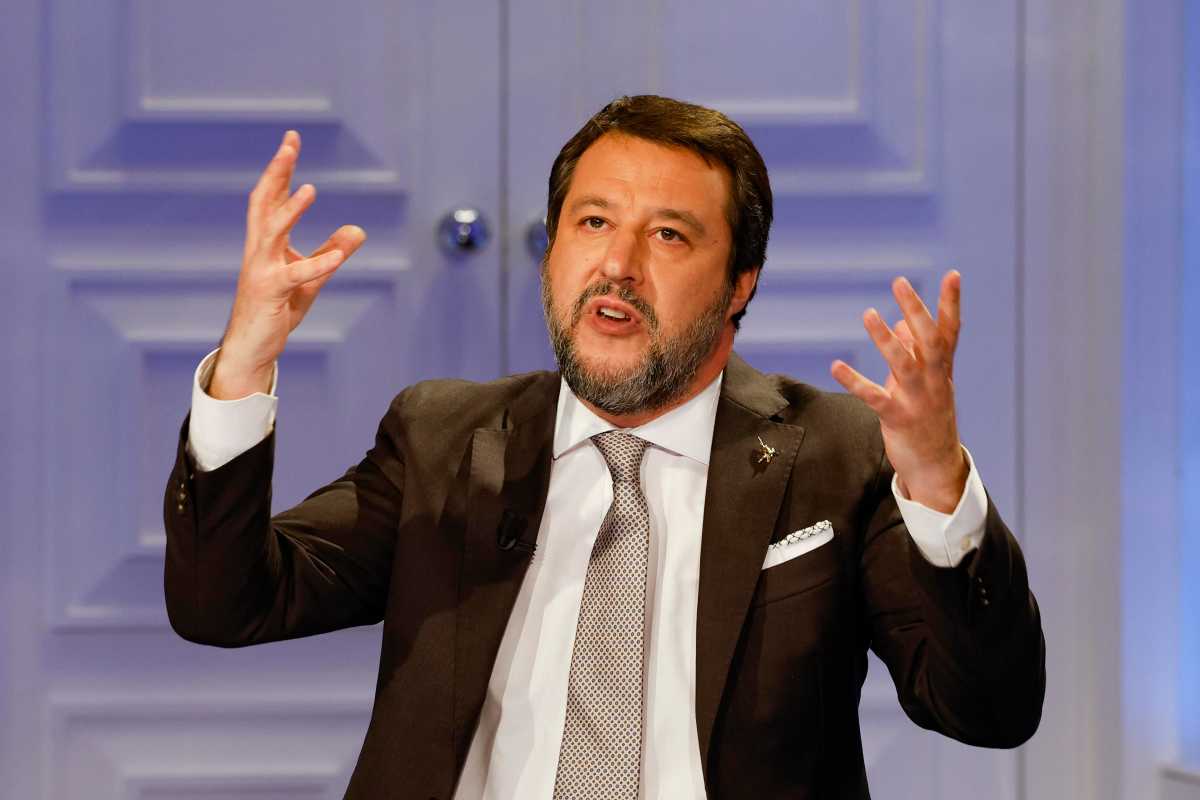 Il ministro dei Trasporti Matteo Salvini