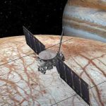 Rappresentazione della sonda Europa Clipper