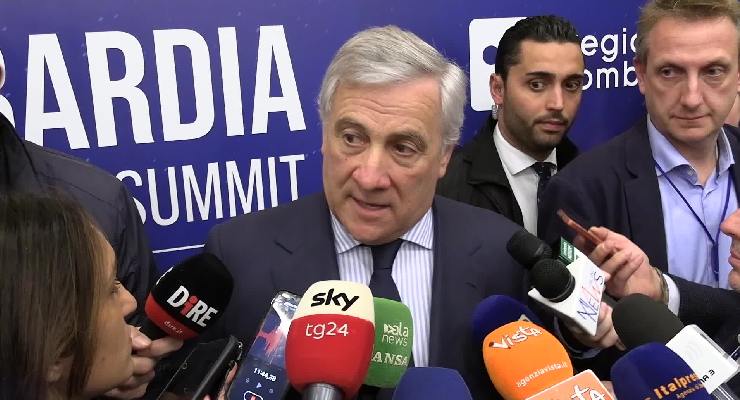 Il ministro degli Esteri Antonio Tajani 