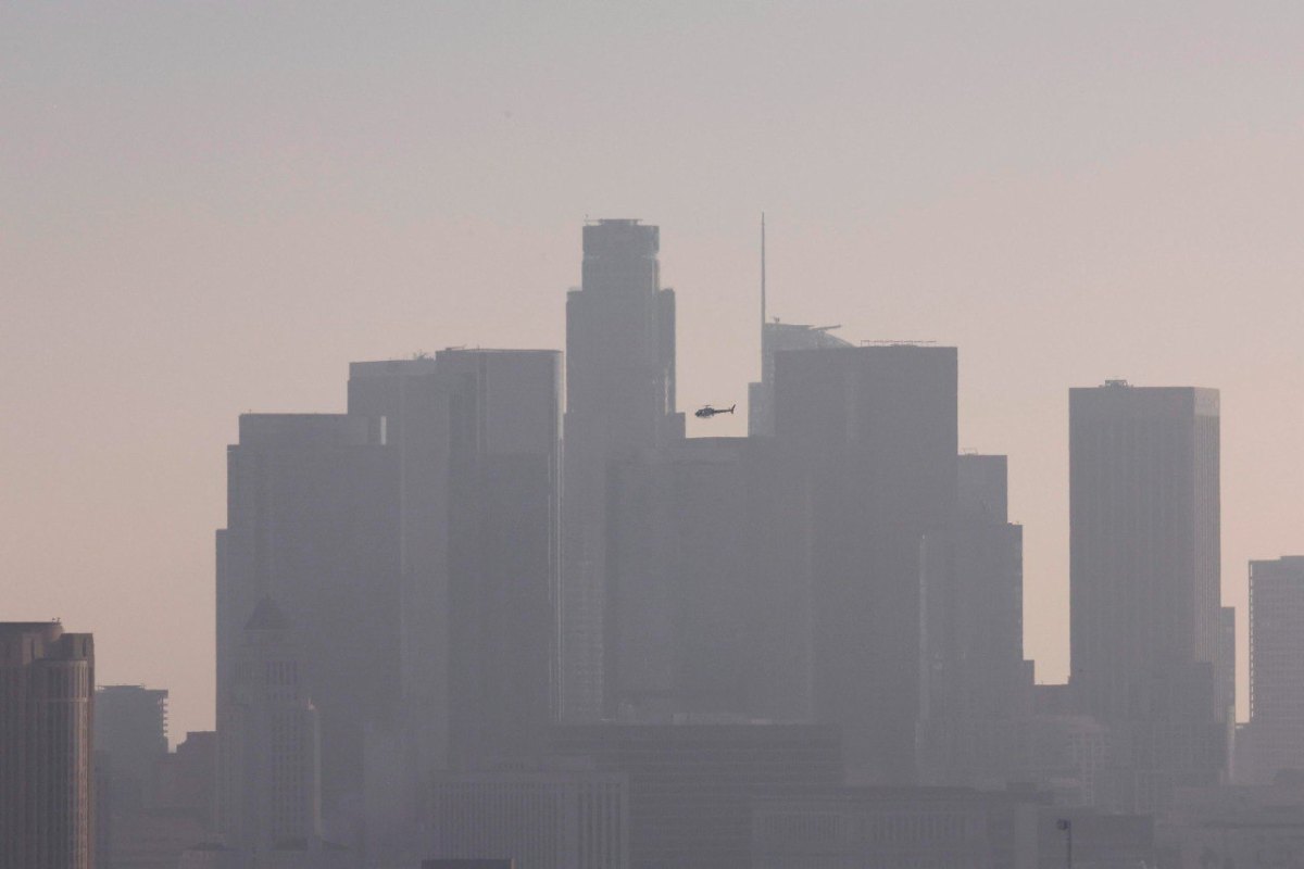 Città californiana inquinata