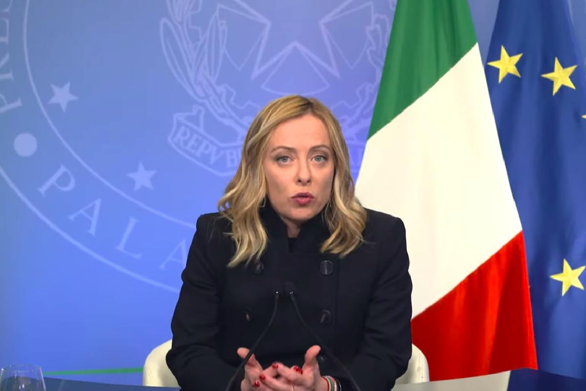 Giorgia Meloni, presidente del Consiglio, interviene sul Mes