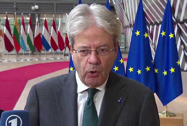 Il commissario europeo all'Economia Paolo Gentiloni 