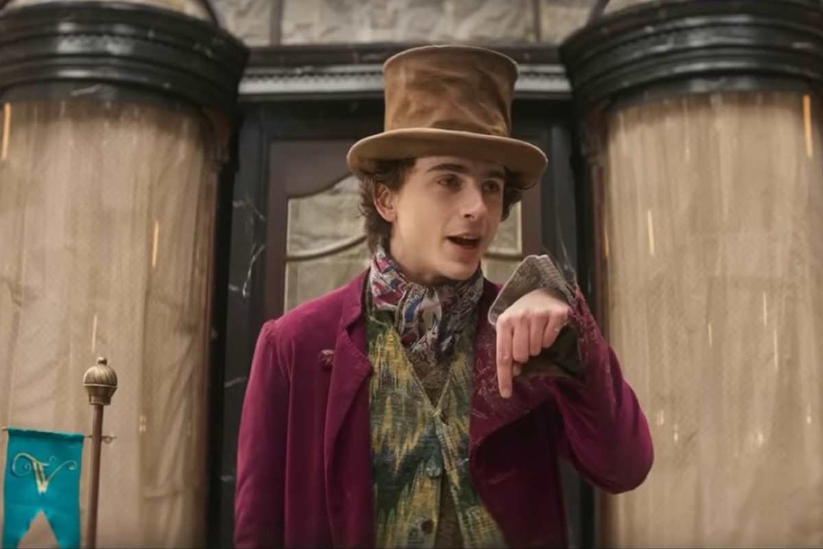 Timothée Chalamet in Willy Wonka