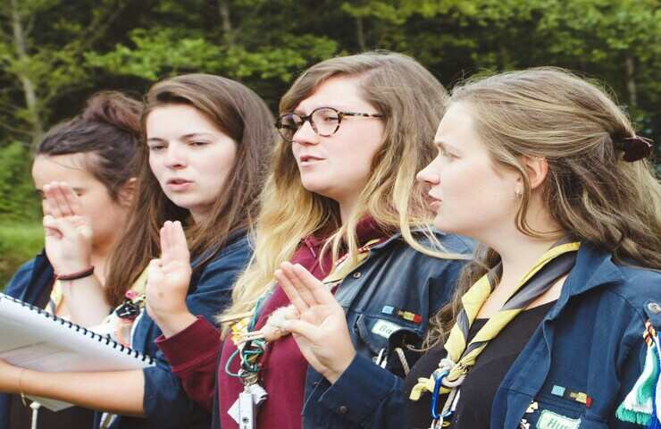 ragazze scout