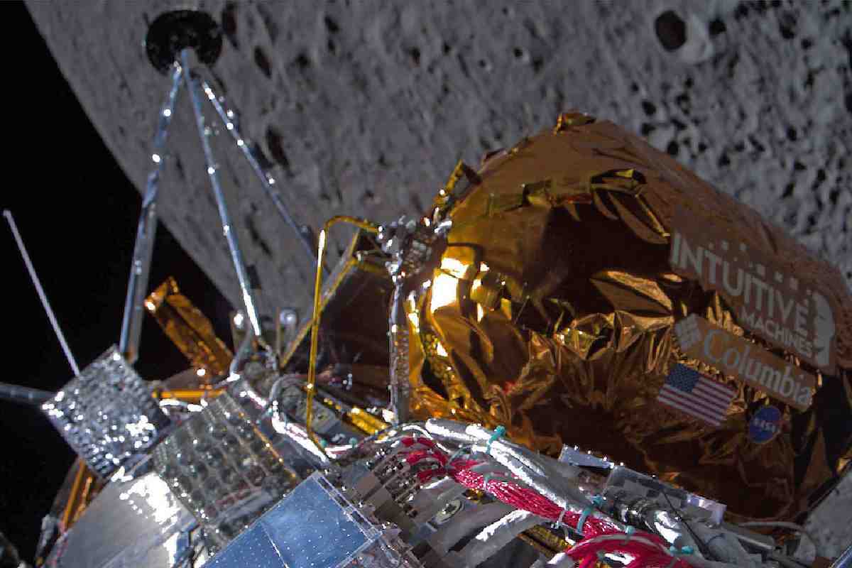 L'allunaggio del lander Odysseus sulla Luna