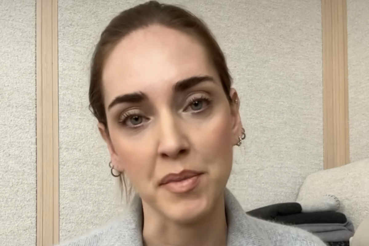 Chiara Ferragni nel video di scuse